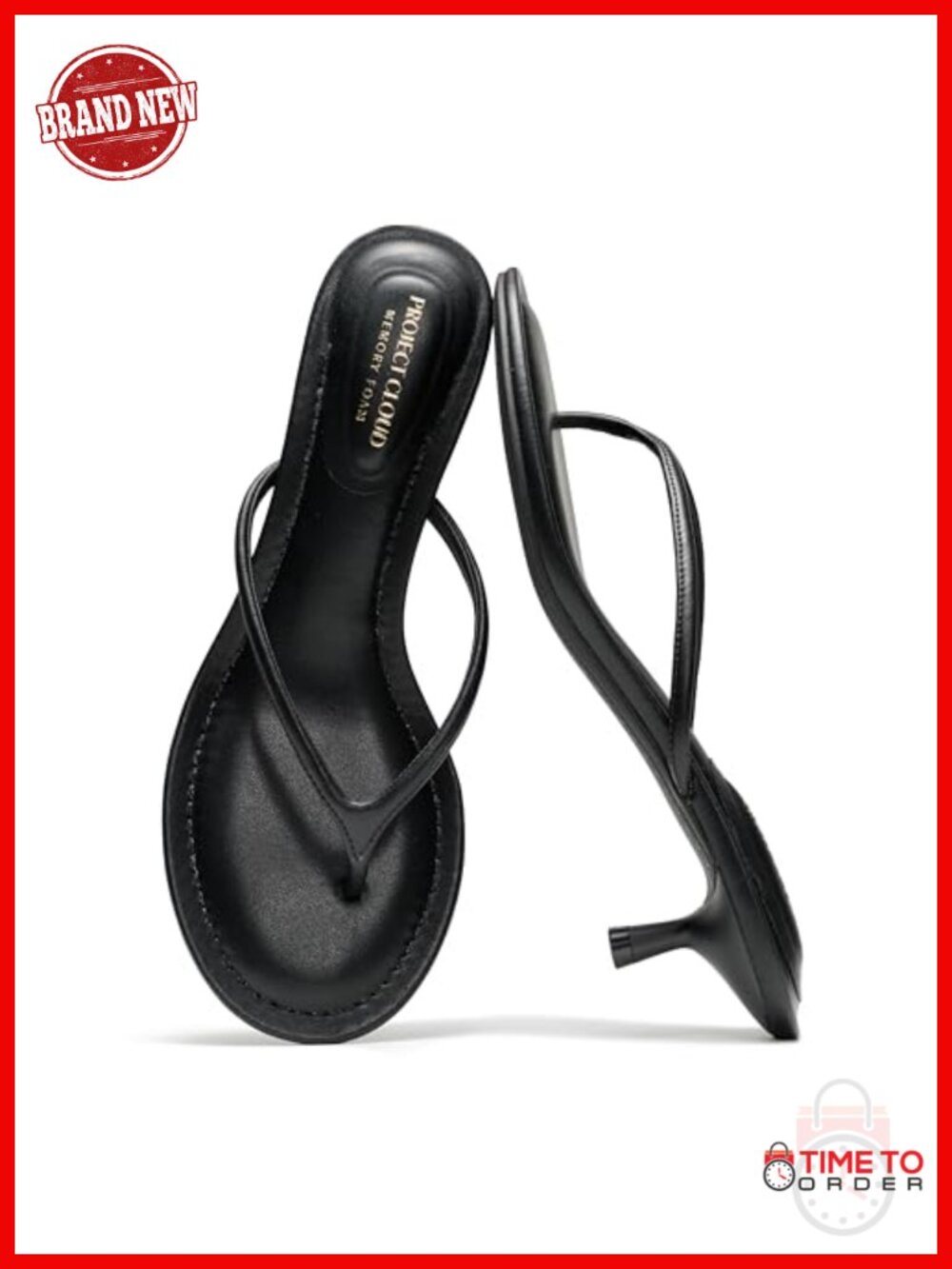 Genuine Leather Kitten Heel Strappy Sandals Open Toe Dressy Women